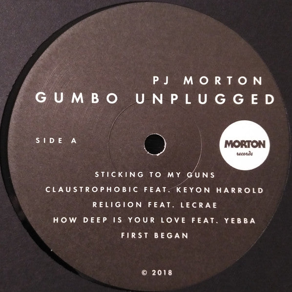 PJ Morton : Gumbo Unplugged (LP, Album)