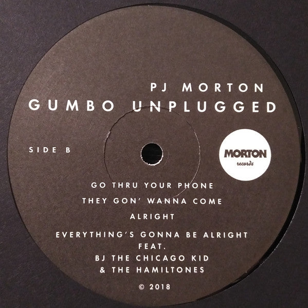 PJ Morton : Gumbo Unplugged (LP, Album)
