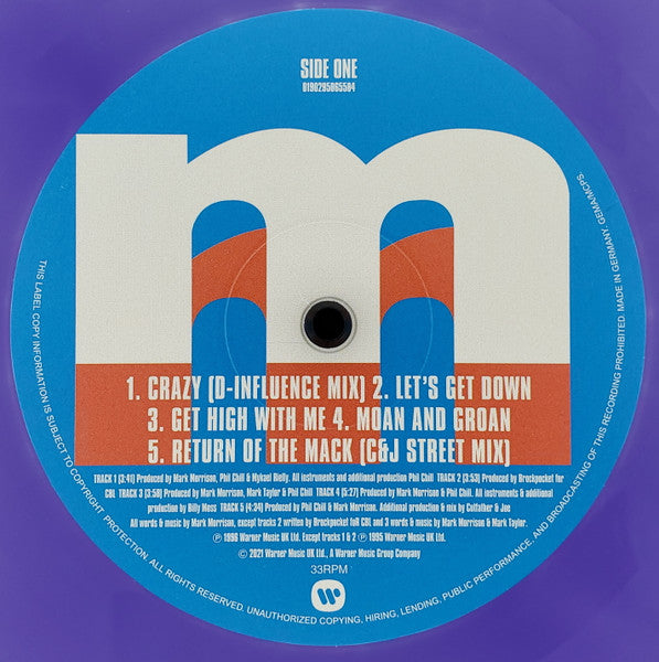 Mark Morrison : Return Of The Mack (LP, Album, Ltd, RE, 25t)