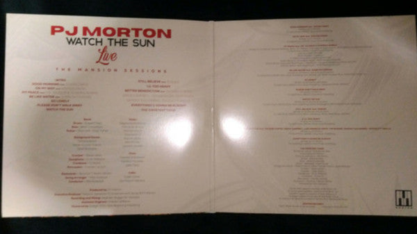 PJ Morton : Watch The Sun Live : The Mansion Sessions (2xLP, Album, Gat)
