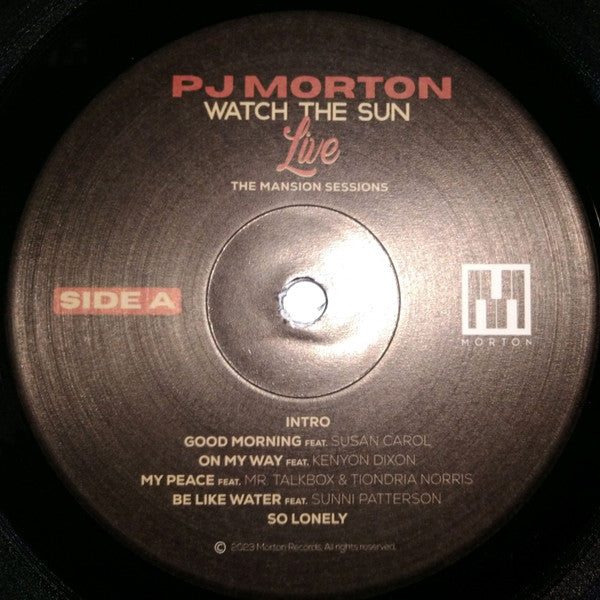 PJ Morton : Watch The Sun Live : The Mansion Sessions (2xLP, Album, Gat)
