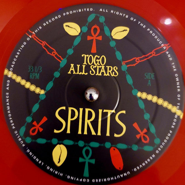 Togo All Stars : Spirits (LP, Album, Red)