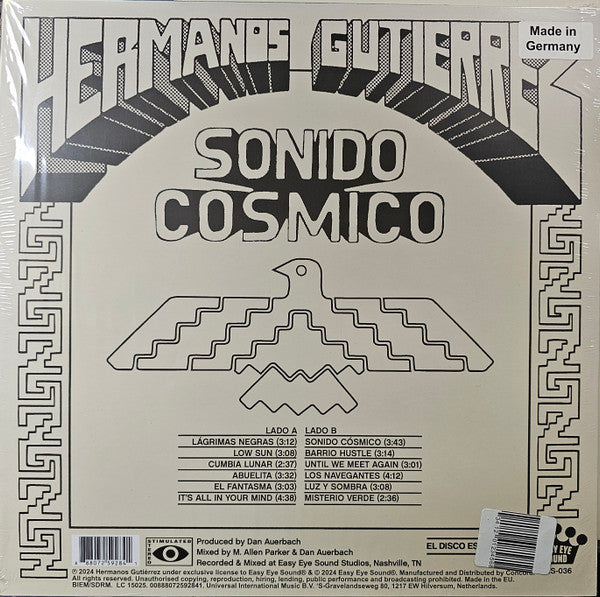 Hermanos Gutiérrez (2) : Sonido Cósmico (LP, Album)