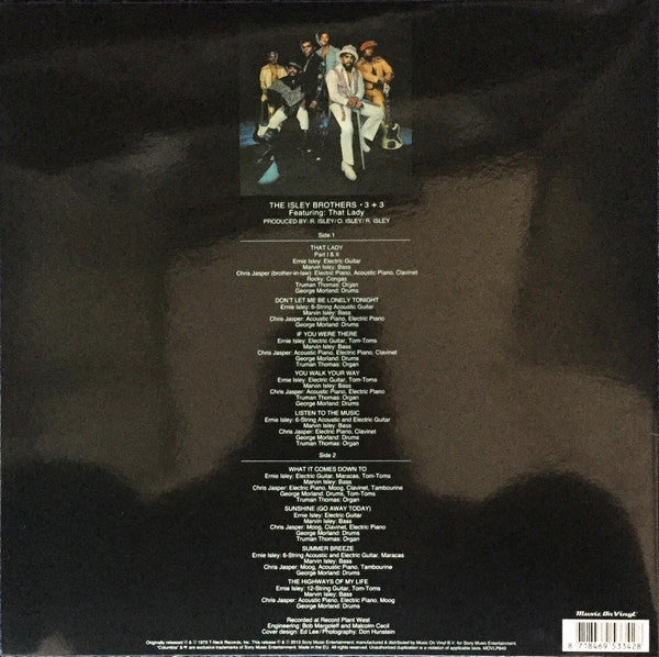 The Isley Brothers : 3 + 3 (LP, Album, RE, 180)