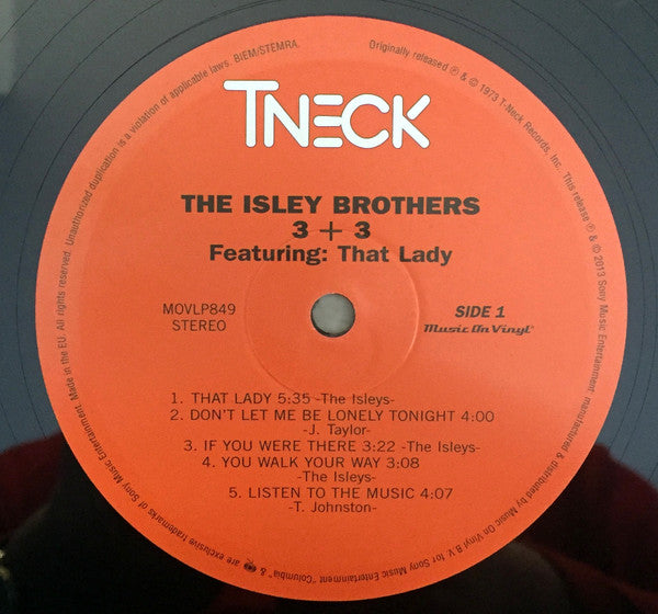 The Isley Brothers : 3 + 3 (LP, Album, RE, 180)