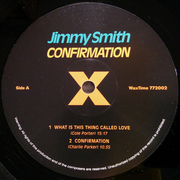 Jimmy Smith : Confirmation (LP, Album, Ltd, RE, 180)