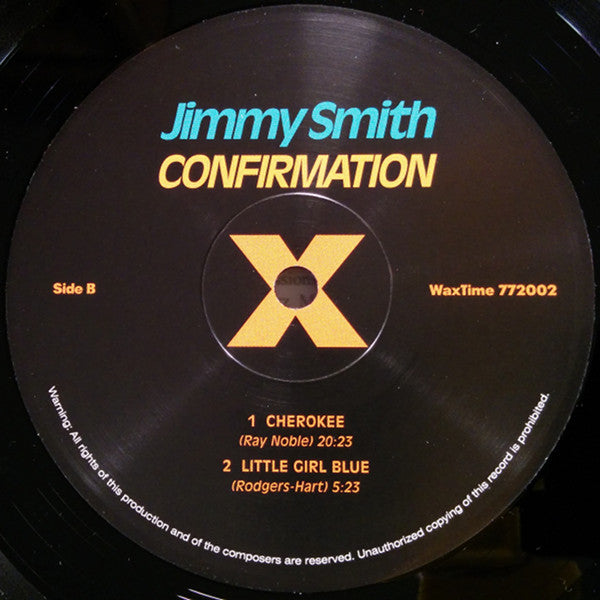 Jimmy Smith : Confirmation (LP, Album, Ltd, RE, 180)