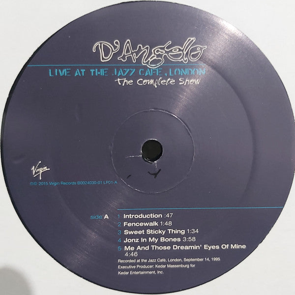 D'Angelo : Live At The Jazz Cafe, London (The Complete Show) (2xLP, Album, RE)