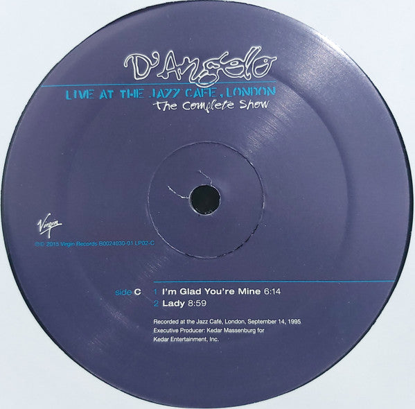 D'Angelo : Live At The Jazz Cafe, London (The Complete Show) (2xLP, Album, RE)