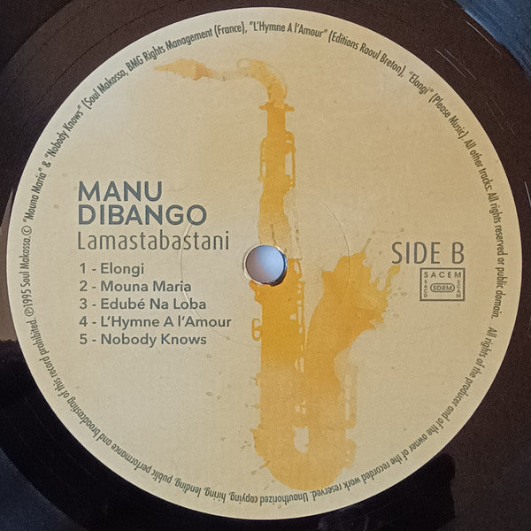 Manu Dibango - Sax & Spirituals - Lamastabastani