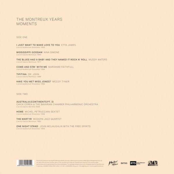 Various - Moments (The Montreux Years Volume 1)