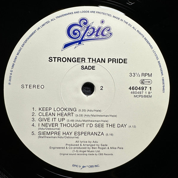 Sade - Stronger Than Pride