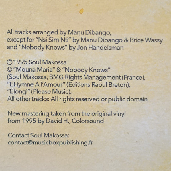 Manu Dibango - Sax & Spirituals - Lamastabastani