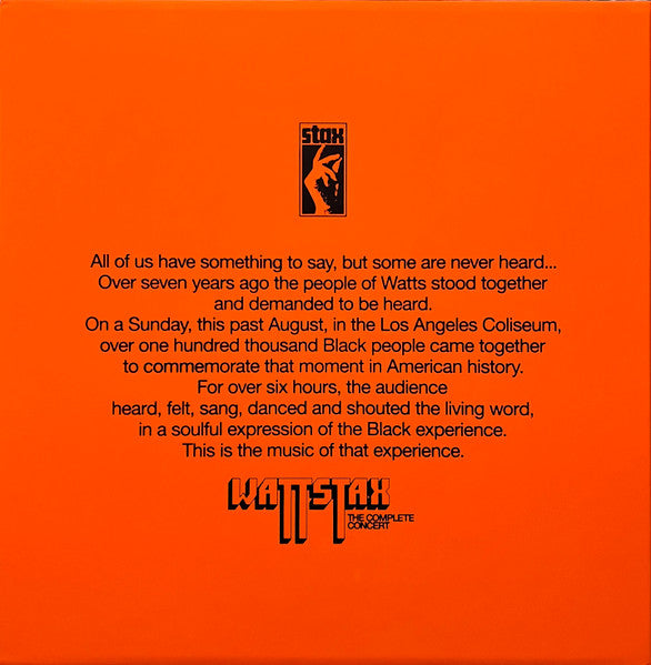 Various - Wattstax ‘72 The Complete Concert