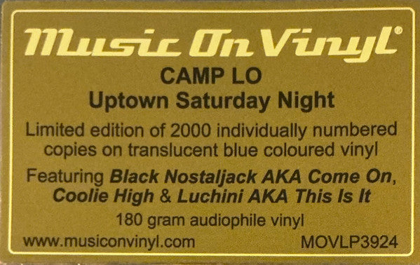 Camp Lo - Uptown Saturday Night