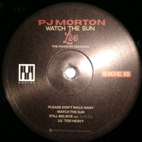 PJ Morton - Watch The Sun Live : The Mansion Sessions