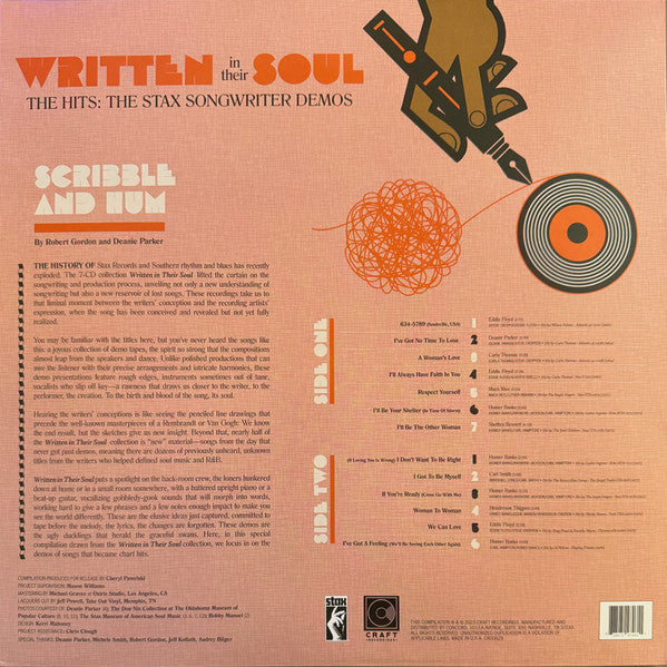 Various - Written In Their Soul (The Hits: The Stax Songwriter Demos)