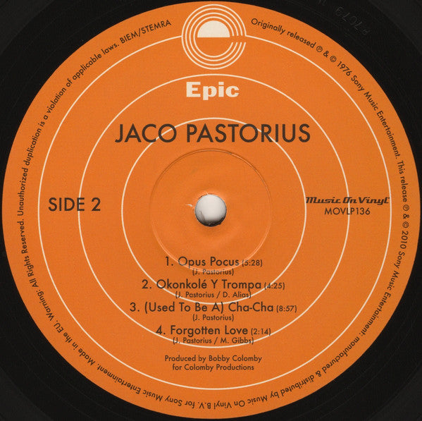 Jaco Pastorius - Jaco Pastorius