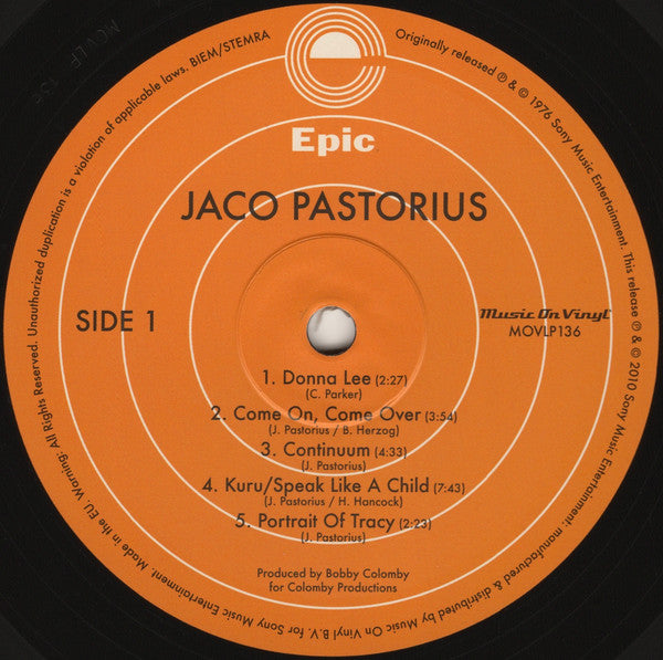 Jaco Pastorius - Jaco Pastorius