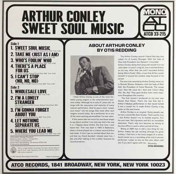 Arthur Conley - Sweet Soul Music