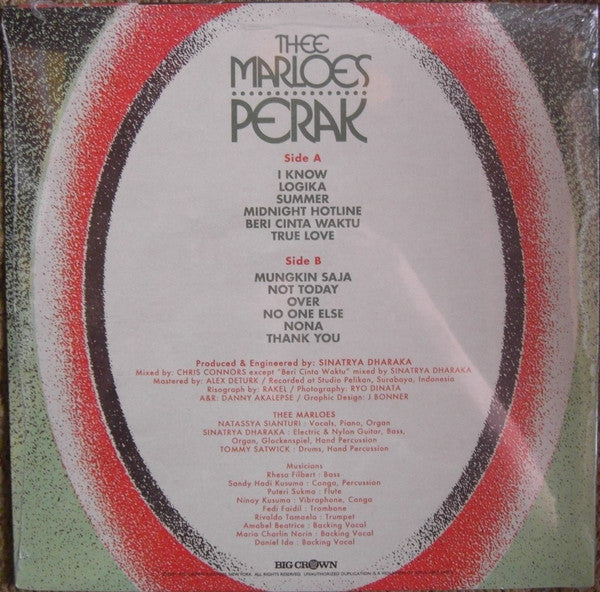Thee Marloes - Perak
