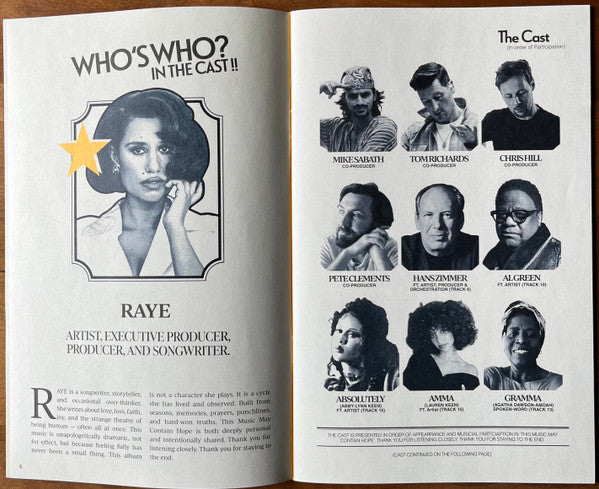 Raye - This Music May Contain Hope.