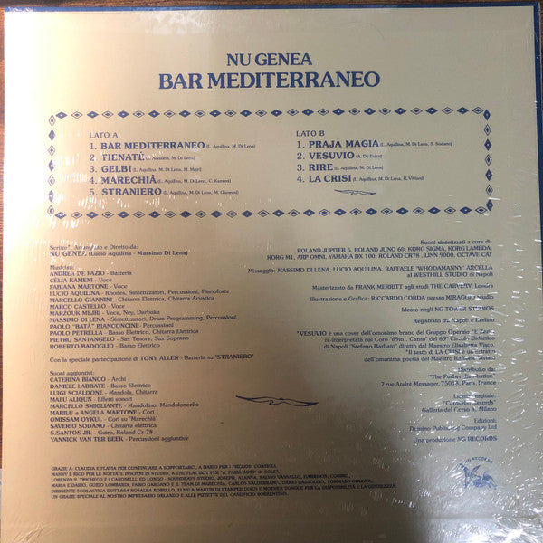 Nu Genea - Bar Mediterraneo