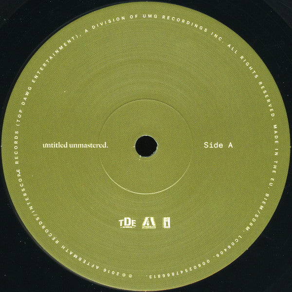 Kendrick Lamar - Untitled Unmastered.