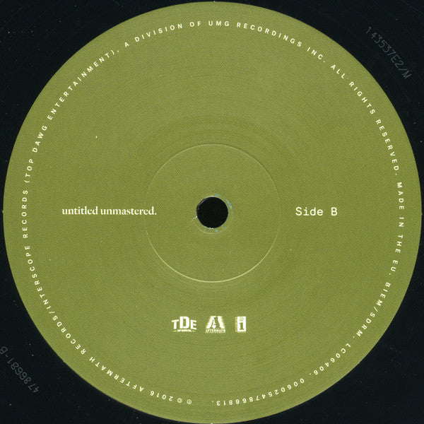 Kendrick Lamar - Untitled Unmastered.
