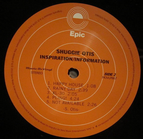 Shuggie Otis - Inspiration Information