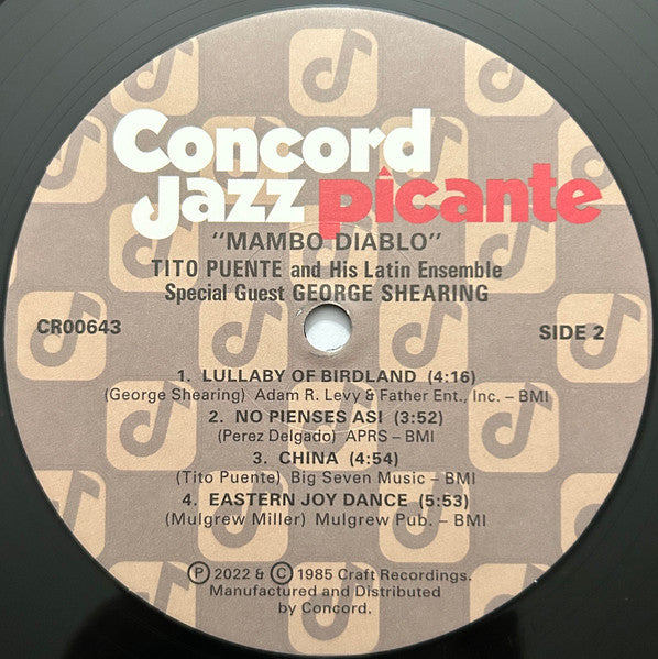 Tito Puente & His Latin Ensemble, George Shearing - Mambo Diablo