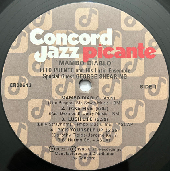 Tito Puente & His Latin Ensemble, George Shearing - Mambo Diablo
