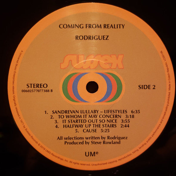 Sixto Rodriguez - Coming From Reality