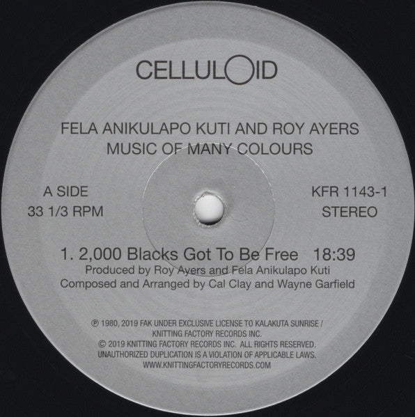 Fela Kuti, Roy Ayers - Music Of Many Colours
