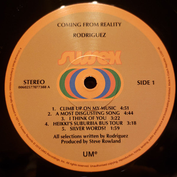 Sixto Rodriguez - Coming From Reality