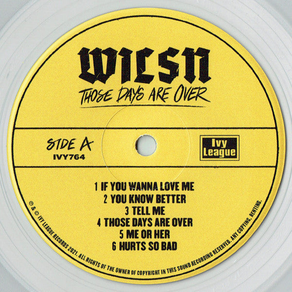 WILSN - Those Days Are Over