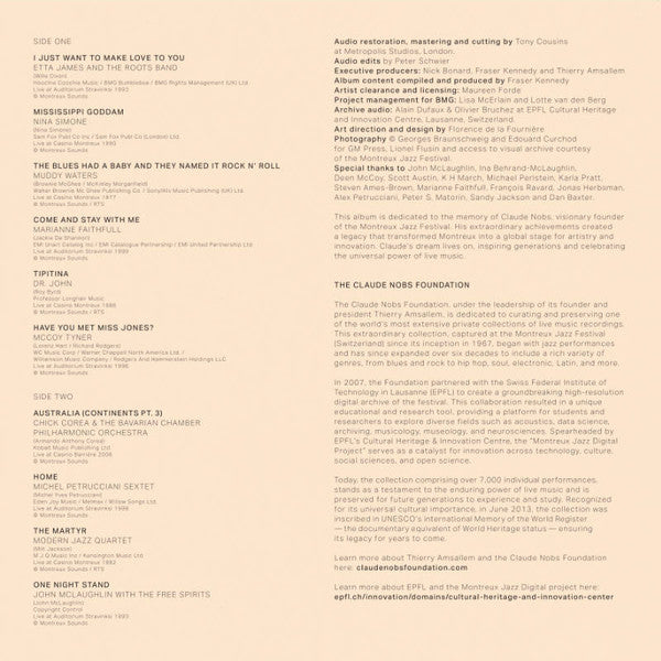 Various - Moments (The Montreux Years Volume 1)