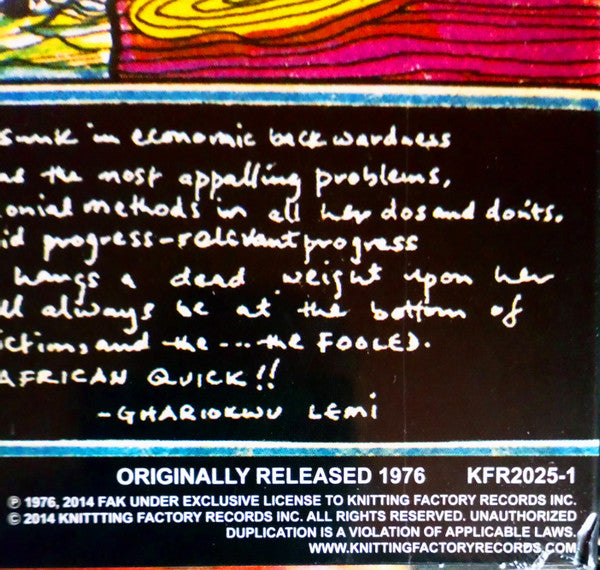 Fela Kuti, Africa 70 - Zombie