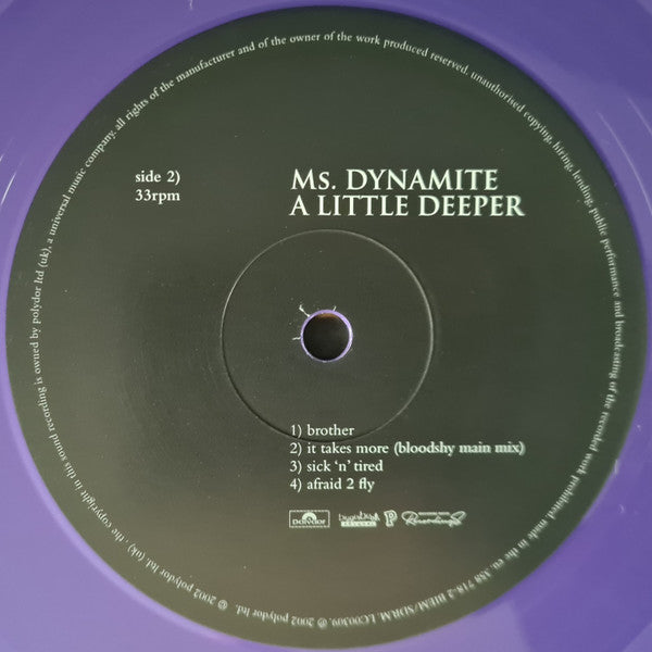 Ms. Dynamite - A Little Deeper