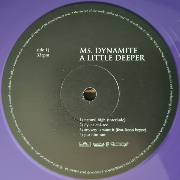 Ms. Dynamite - A Little Deeper