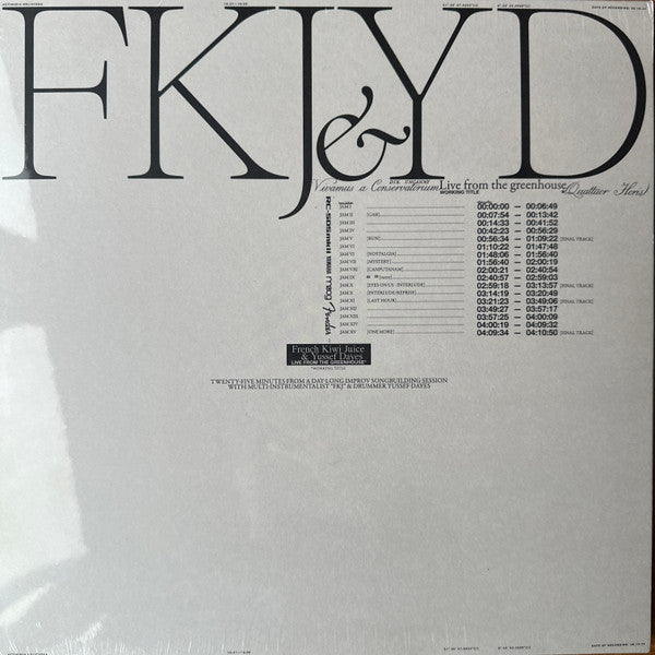 FKJ (French Kiwi Juice), Yussef Dayes - Live From The Greenhouse