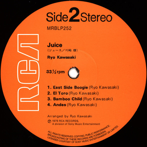 Ryo Kawasaki, Ryo Kawasaki - Juice = ジュース