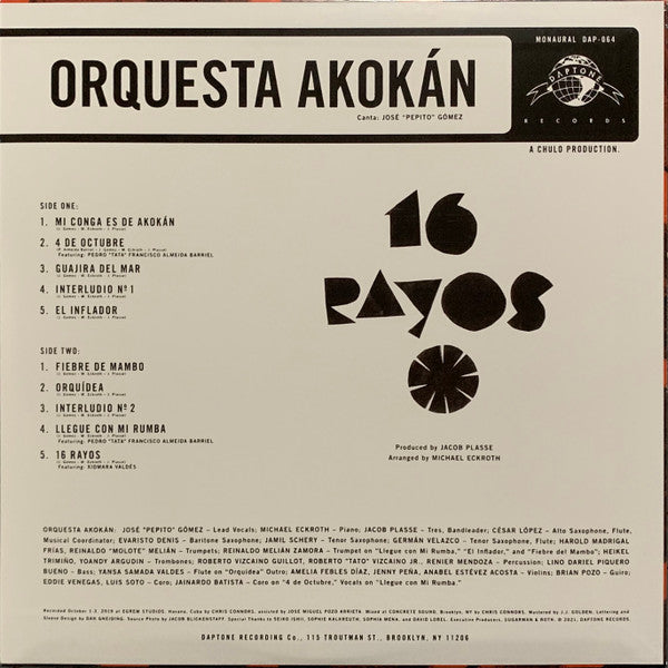 Orquesta Akokán - 16 Rayos