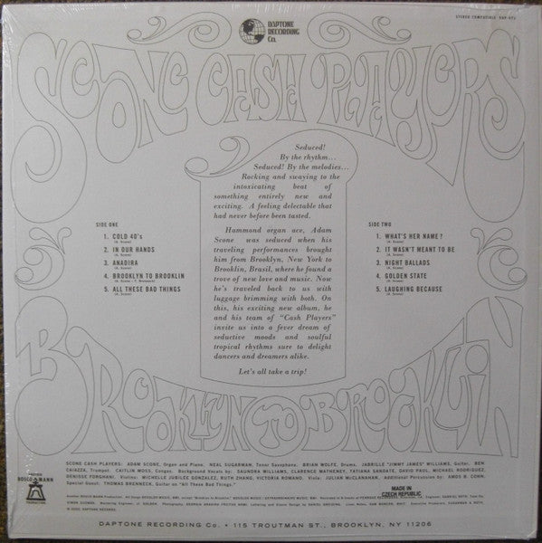Scone Cash Players - Brooklyn To Brooklin