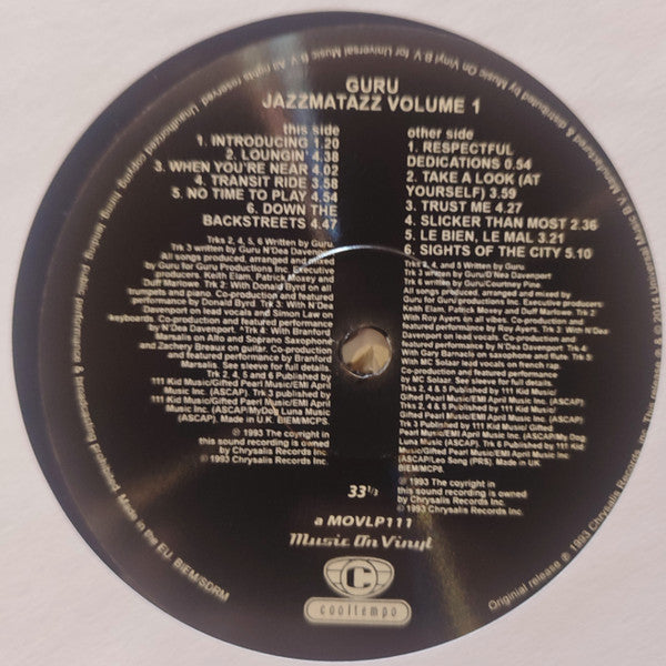 Guru - Jazzmatazz (Volume 1)