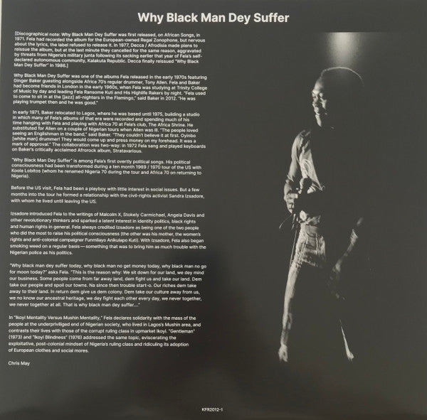 Fela Kuti, Africa 70, Ginger Baker - Why Black Man Dey Suffer.......