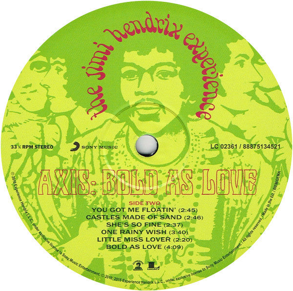 The Jimi Hendrix Experience - Axis: Bold As Love