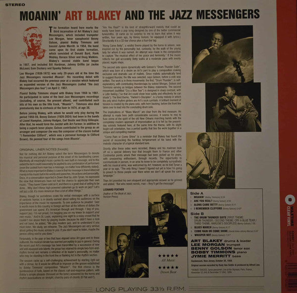 Art Blakey & The Jazz Messengers - Moanin'