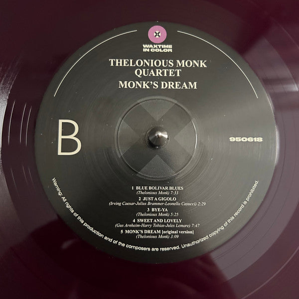 The Thelonious Monk Quartet - Monk’s Dream