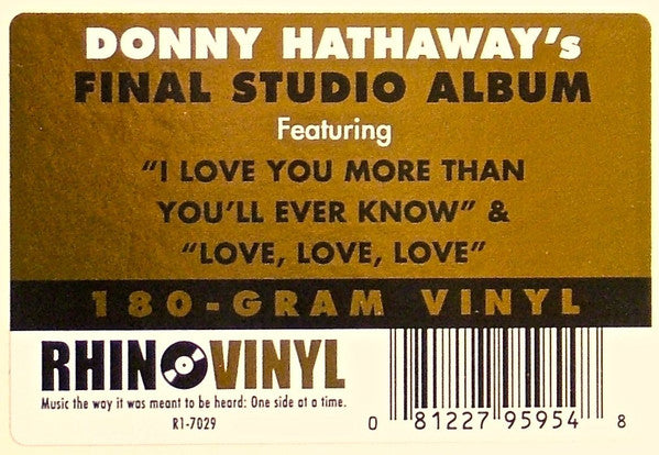 Donny Hathaway - Extension Of A Man